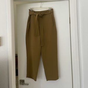 Aritzia Wilfred Jallade Tie Front Pants Trousers 6